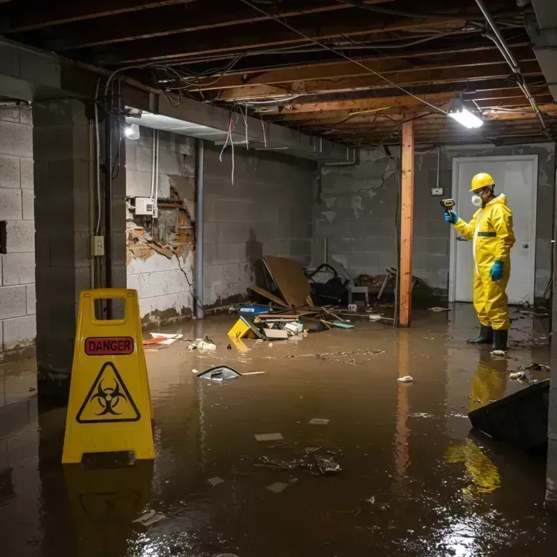 Flooded Basement Electrical Hazard in Mesa County, CO Property